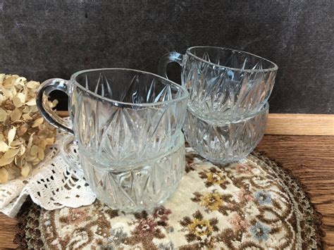 Hazel Atlas Williamsport Punch Cups Set Of Four Replacement Etsy