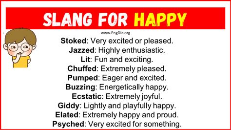 20 Slang For Happy Their Uses And Meanings Engdic