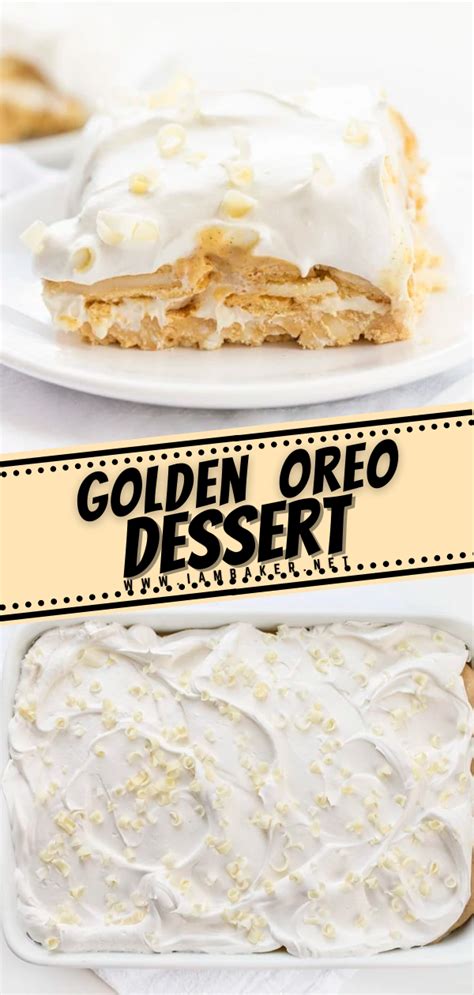 Gold Has Never Been This Sweet The Golden Oreo Dessert Is A No Bake