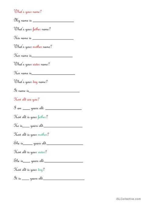 What S Your Name English Esl Worksheets Pdf And Doc