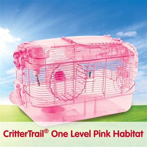 Kaytee Crittertrail One Level Habitat Pink Edition