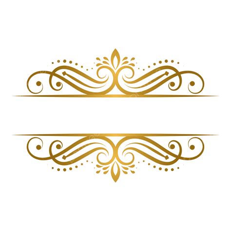 Luxury Wedding Invitation Vector Hd Images Luxury Gold Swirl Title