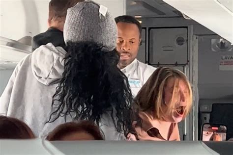 video possessed woman has meltdown on houston flight