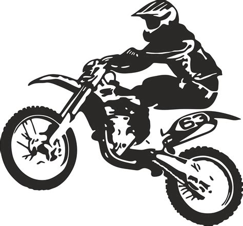 Clip Art Bicycle Motorcycle Dirt Bike Motocross Bicycle Png Download