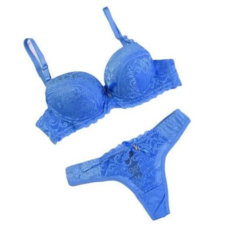 hot 34 38 b cup sexy lace bralet women push up bra sets print bra and panty french romantic