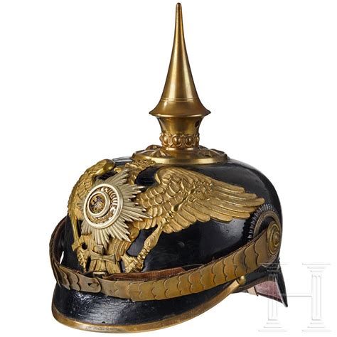 Sold Price A Prussian Spiked Helmet For Officers Of The Infantry May