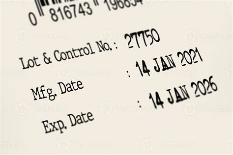 Details Of Expiry Date And Manufacturing Date On Product Label 2973465