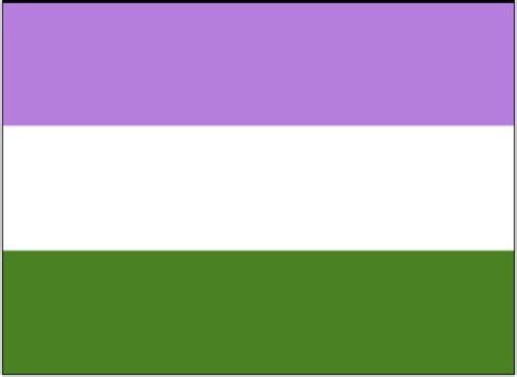 Genderqueer And Non Binary Pride Flag These Colors Run Deep