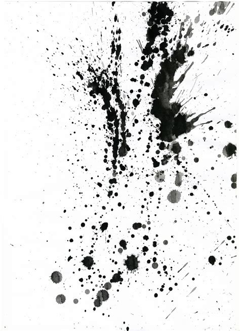 Ink Splatter 04 By Loadus On Deviantart Peinture Noir Et Blanc Tache