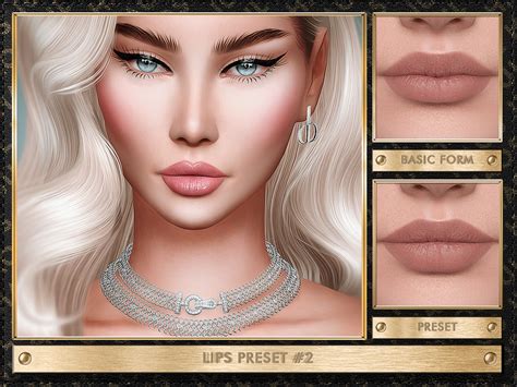 Lips Preset 2 By Julhaos At Tsr Sims 4 Updates