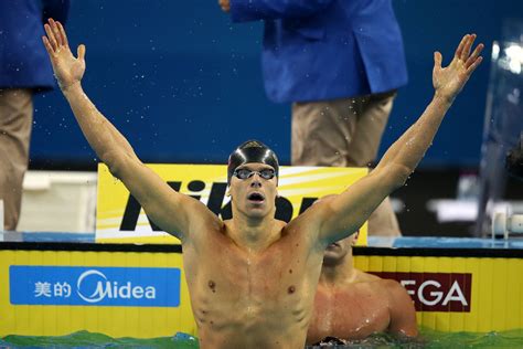 Cesar cielo cielo after winning the 50 m freestyle at the 2008 olympics in beijing. Cesar Cielo Bio - SwimSwam