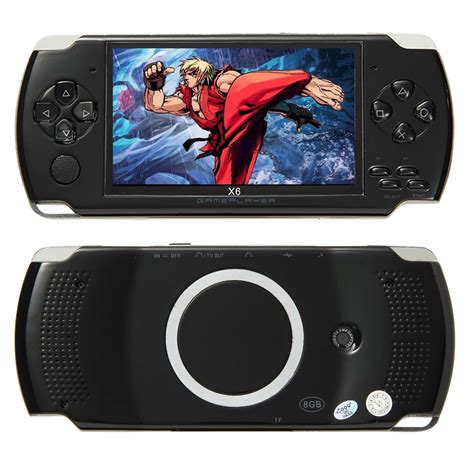 X6 Childdren Handheld Game Players 8g 43 Inch Mp4 Video Game Console