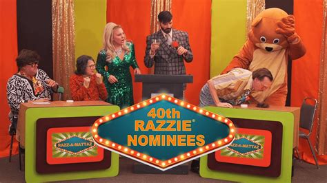 40th Razzie® Award Nominations Youtube