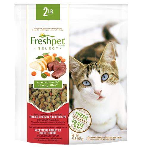 Freshpet Select Roasted Meals Tender Chicken And Beef Recipe Cat Food