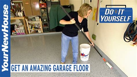 As well as looking good the epoxy floor resists. Epoxy Garage Floor Coating (amazing custom look) - Do It Yourself - YouTube