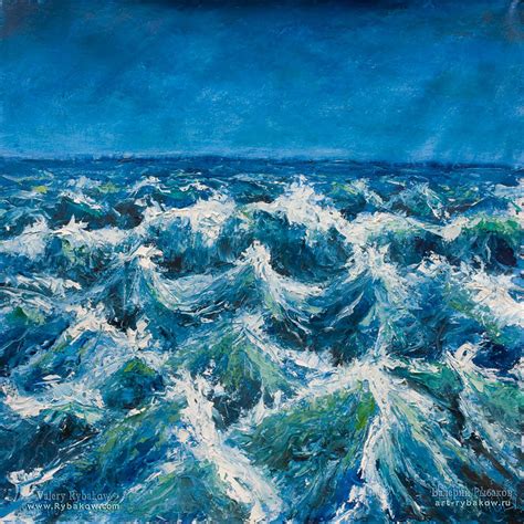 Seascape Oil Painting On Canvas Start Sea Storm Painting By Valery