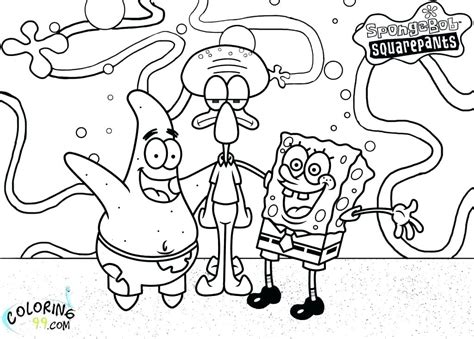 Color online and print these spongebob upside down for free. Coloring Pages That You Can Color Online at GetColorings ...