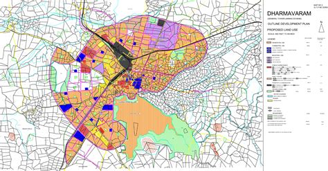 Dharmavaram Master Development Plan Map Master Plans India