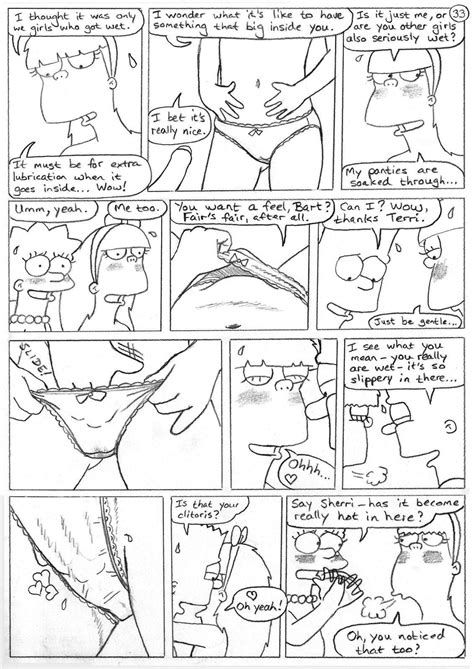 Post Bart Simpson Comic Jimmy Lisa Simpson Sherri Mackleberry
