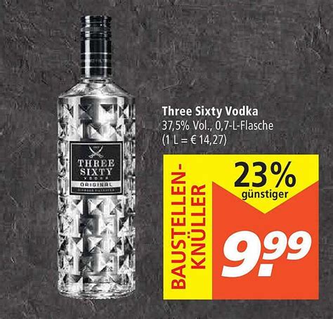 Three Sixty Vodka Angebot Bei Marktkauf 1prospektede