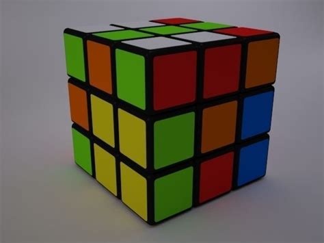 Animated Rubiks Cube Free 3d Model Animated Cgtrader