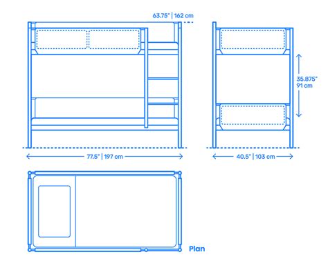 Ikea Vitval Bunk Bed Dimensions And Drawings