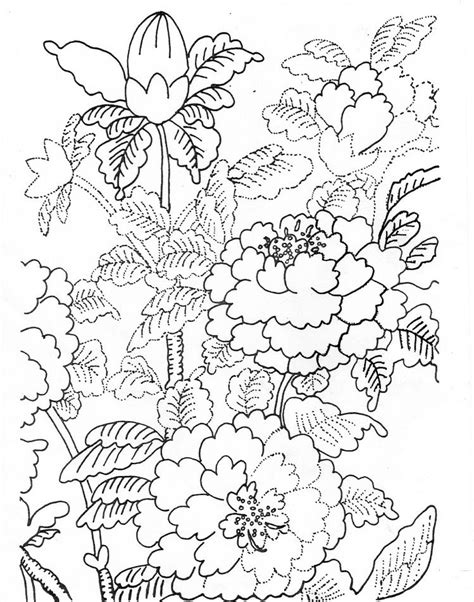 색칠공부 책 식물 세밀화 빈티지 꽃 쉬운 그리기 꽃 스케치 그린 꽃. Daum 블로그 - 이미지 원본보기 | 한국의 미술, 꽃 스케치, 예술 ...