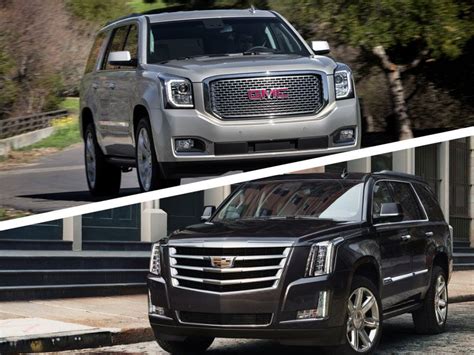 2017 Cadillac Escalade Vs 2017 Gmc Yukon Denali Which Is Best