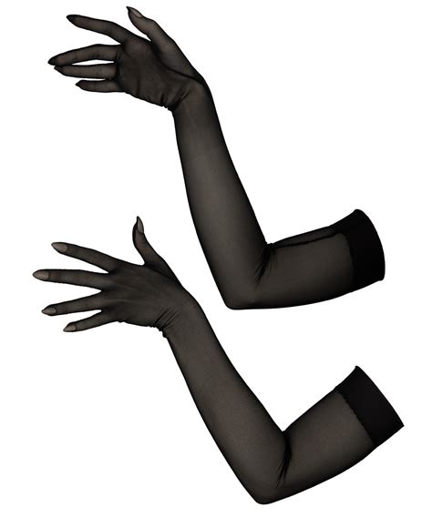 Black Opera Gloves Milkshaken Dark Avant Garde Slow Fashion