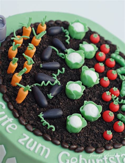 Cake spring garden garten fondant torten frühling. Und wieder eine Garten Torte - Jennys Backwelt
