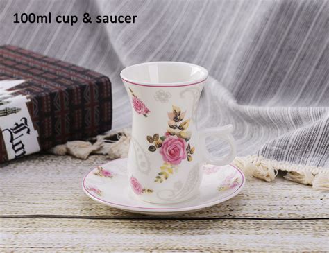 High Quality Cheap Pcs Ml Irregular Arabic Tea Cup And Saucer Sets