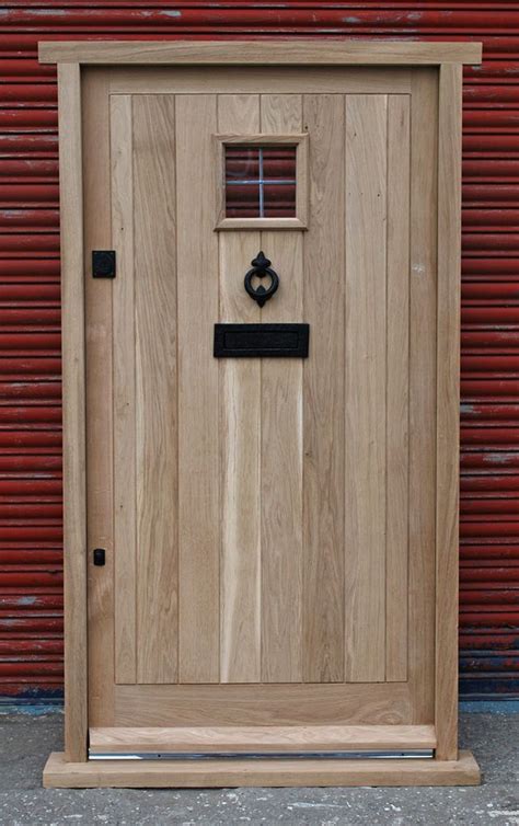 Solid Oak Front Door Cottage Style Made To Measure Bespoke