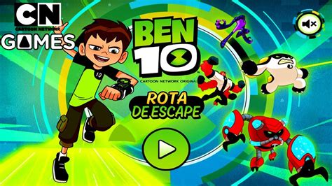 LanÇou Novo Jogo Ben 10 Rota De Escape Cartoon Network Games