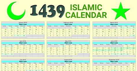 Islamic Calendar 2021 Printable Th2021