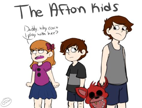 The Afton Kids By The Twitching Doll On Deviantart