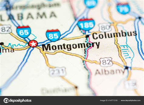 Montgomery Usa Map Stock Photo By ©aliceinwonderland2020 414771318