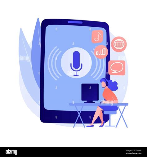 Podcast Content Abstract Concept Vector Illustration Stock Vector Image