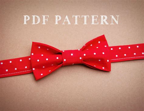 Boy And Toddler Bow Tie Pdf Sewing Pattern And Instructions