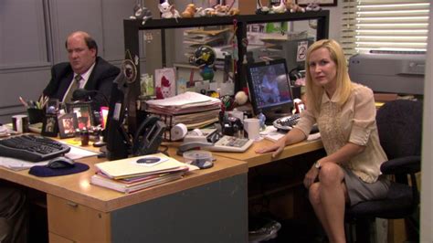 Hp Monitor Used By Angela Kinsey Angela Martin In The Office Season 6 Episode 3 The