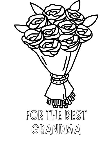 Mothers Day Coloring Pages For Grandma Cenzerely Yours