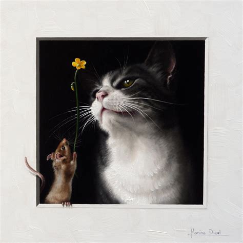 Cat And Mouse New Paintings By Marina Dieul Artwire