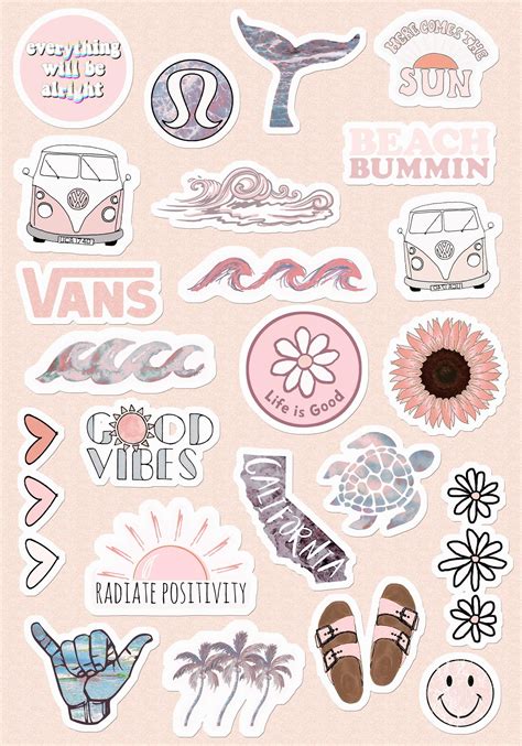 Small And Large Aesthetic Stickers For Phone Case 11 Inc Stickers For