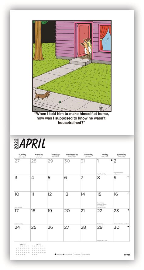 2022 Rubes Wild Life of Dogs Wall Calendar by Bright Day, 12 x 12 Inch ...