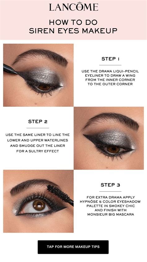 how to create siren eyes makeup look using lancôme face makeup tips eye makeup styles beauty