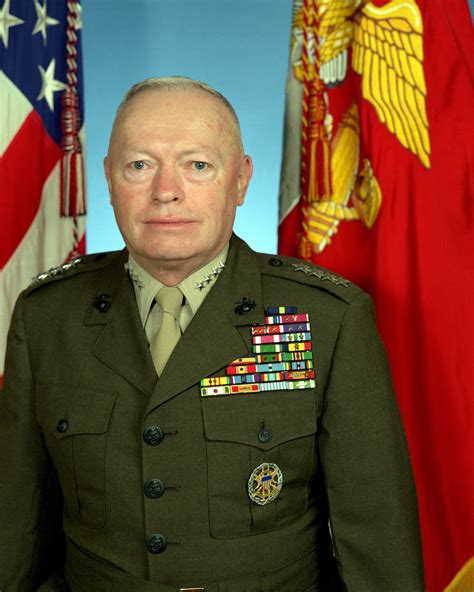 Official Portrait Retired Commandant Of The Marine Corps Gen Alfred M