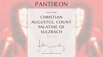 Christian Augustus, Count Palatine of Sulzbach Biography - Count ...