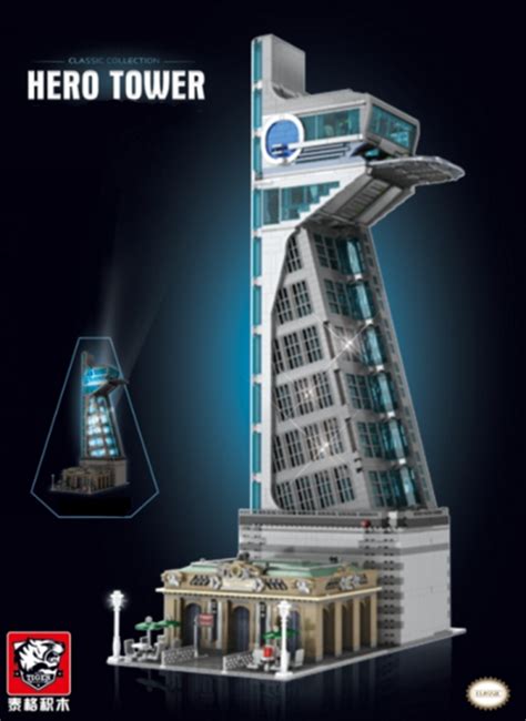 Panlos Wolkenkratzer Hero Tower Set 55120 Merlins Bricks