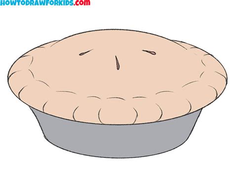 How To Draw An Easy Pie Easy Drawing Tutorial For Kids