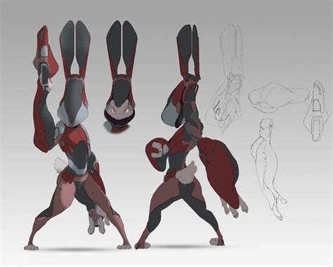 Rabbit~ Mo Xuan Zhang Alien Concept Art Concept Art Characters