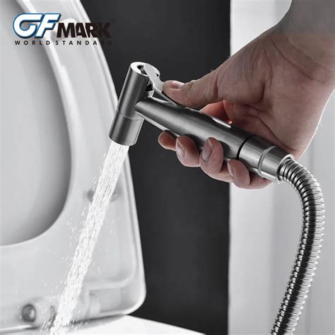 Gfmark Sus304 Stainless Steel Handheld Toilet Bidet Sprayer Set Kit